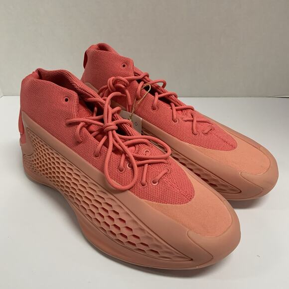 Adidas AE 1 Georgia Red Clay IF1863 Size 15 Anthony Edwards Basketball Shoes main image 4